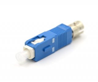 SC Male ST Female 9/125 Hybrid Adapter