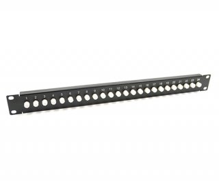 19 1U Panel with 24 FC Adapters