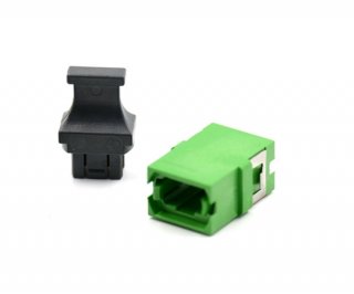 Green MTP Adapter SC Footprint Reduced Flange