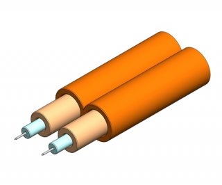 3mm Duplex Multimode OM1 Cable Orange OFNP