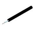 09mm Tight Buffer Singlemode OS2 Cable Black