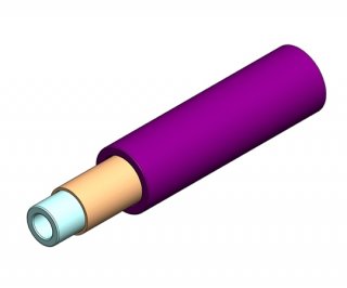 3mm Simplex Furcation Tubing for 900m Purple