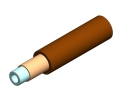 2mm Simplex Furcation Tubing for 900m Brown