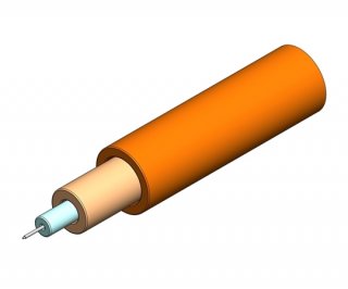 3mm Simplex Multimode OM1 Cable Orange OFNP