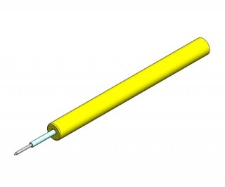 09mm Tight Buffer Multimode OM3 Cable Yellow