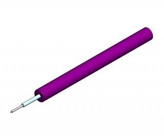 09mm Tight Buffer Multimode OM3 Cable Purple