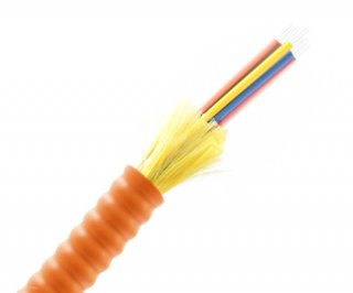 6 Fiber Armored Distribution Cable OM1 OFNR