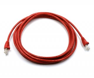30ft Cat6 550MHz UTP Ethernet Red