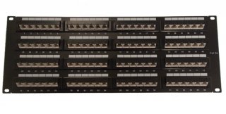 Cat5E 45 Degree Panel 96P 568A/B Compatible