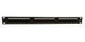Cat6A 24 Port Unshielded 1U Copper Patch Panel label markers