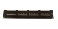 Cat6 48 Port Unshielded 2U Copper Patch Panel Label Mark Type