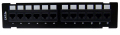 Cat5E 12 Port Unshielded 10 Copper Patch Panel