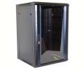 18U Wall Mount Equipment Cabinet Vented Border Single