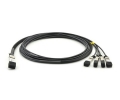 Dell 3321369 Compatible 40G QSFP to SFP DAC Cable