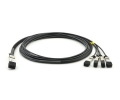 Juniper Networks QFXQSFPDACBO2M Compatible 40G QSFP to SFP DAC Cable