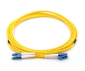 15m LC to LC Duplex Singlemode Armored Fiber Cable