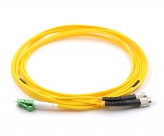 10m FC to LC/APC Duplex Singlemode Patch Cable