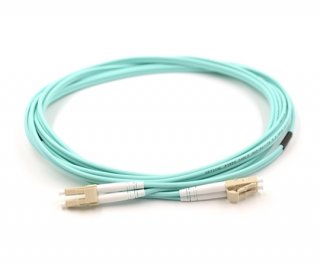 25m LC to LC Duplex OM3 Armored Fiber Cable