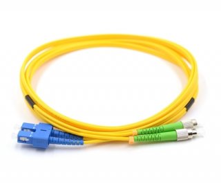 1m SC to FC/APC Duplex Singlemode Patch Cable