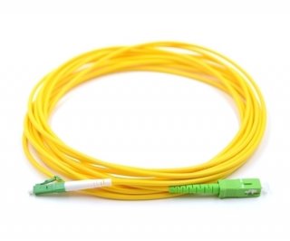20m LC/APC to SC/APC Simplex Singlemode Patch Cable