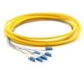 3m 6 Fiber LC Pigtail Singlemode OS2