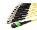 3m MTP Male to 12 FC UPC 12 Fiber Singlemode OS2 9/125 Fanout Cable