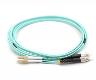 25m LC to FC Duplex OM3 Multimode Patch Cable