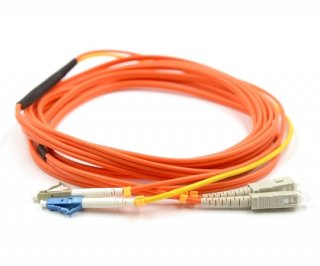 3m LC to SC Duplex OM1 Mode Conditioning Cable
