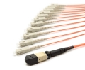 10m MTP Male to 12 SC UPC 12 Fiber Multimode OM1 625/125 Fanout Cable