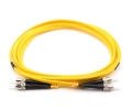 20m ST to ST Duplex Singlemode Armored Fiber Cable