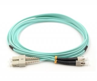 4m SC to FC Duplex OM3 Multimode Patch Cable