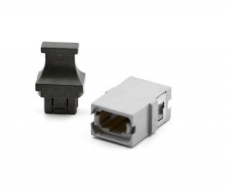 Gray MTP Adapter SC Footprint Reduced Flange