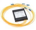 1x4 PLC Fiber Optic Splitter in ABS Box