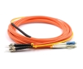 50m ST to LC Duplex OM1 Mode Conditioning Cable