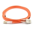 6m LC to SC Duplex 625 Armored Fiber Cable