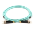 2m ST to ST Duplex OM3 Armored Fiber Cable