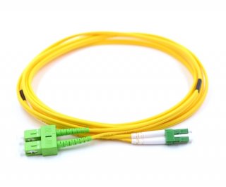 1m LC/APC to SC/APC Duplex Singlemode Patch Cable