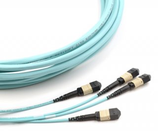 48 Fiber MTP Multimode OM3 Trunk Cable Config