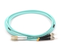 10m LC to ST Duplex OM3 Multimode Patch Cable