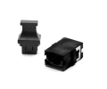 Black MTP Adapter Std Footprint Reduced Flange