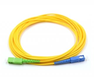 3m SC/APC to SC Simplex Singlemode Patch Cable