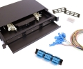 6 Fiber SC 9/125 1U Splicing Patch Panel Kit