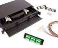 12 Fiber LC/APC 9/125 1U Splicing Patch Panel Kit