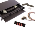 6 Fiber ST 625/125 1U Splicing Patch Panel Kit