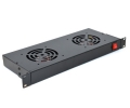 Network Rack Cooling Fan 2 Fan 1U