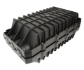 144 Fiber Inline Splice Enclosure 6 Port 4 Tray
