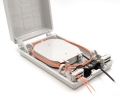 12 Splice Fiber Optic Termination Box 26 Ports