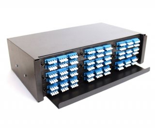 3U 19 Patch Panel for 9 FType Adapter Plates