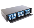 2U 19 Patch Panel for 6 FType Adapter Plates