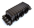 144 Fiber Inline Splice Enclosure 6 Port 6 Tray